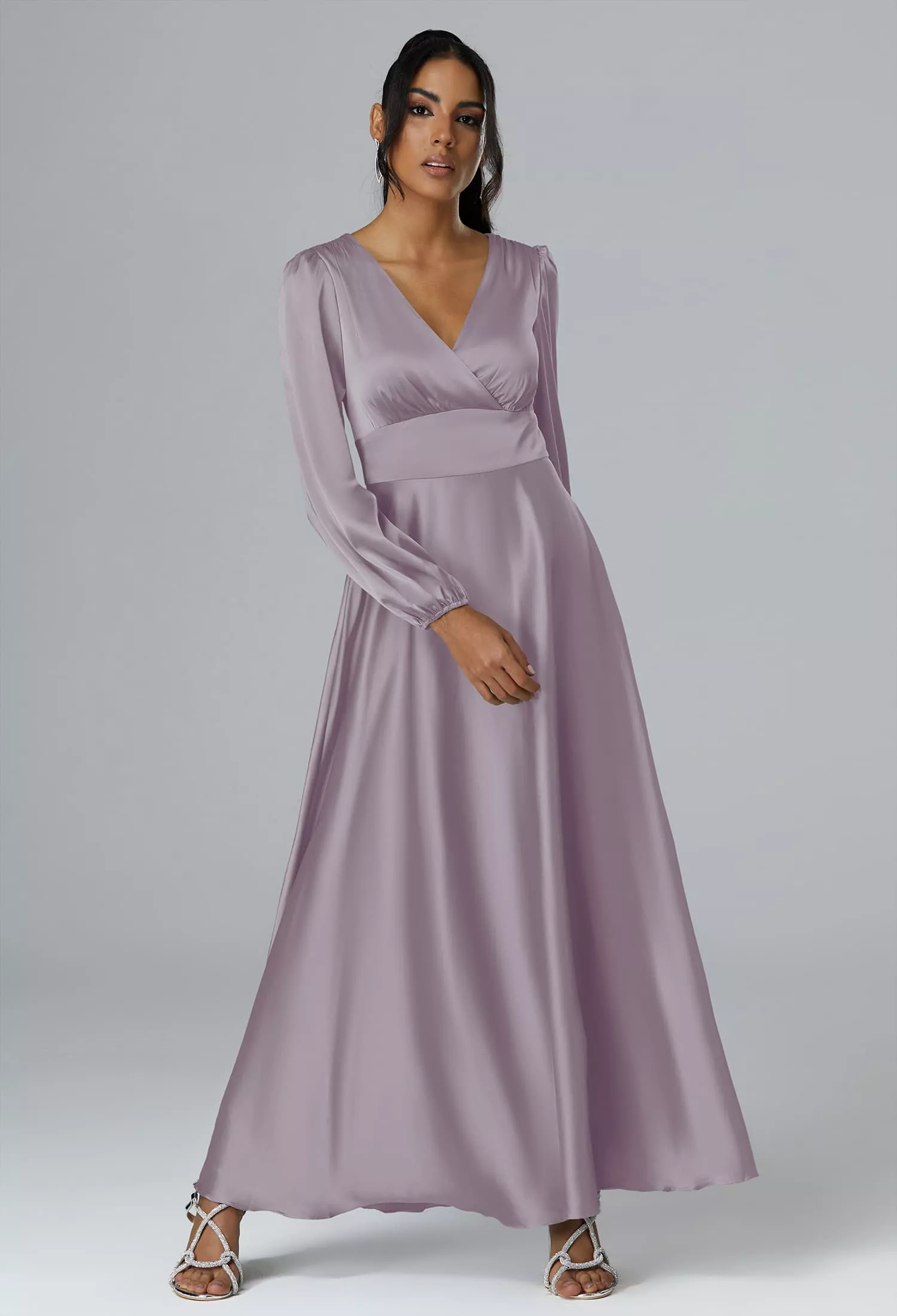 AW Lyndon Purple Haze  Long Bridesmaid Dresses